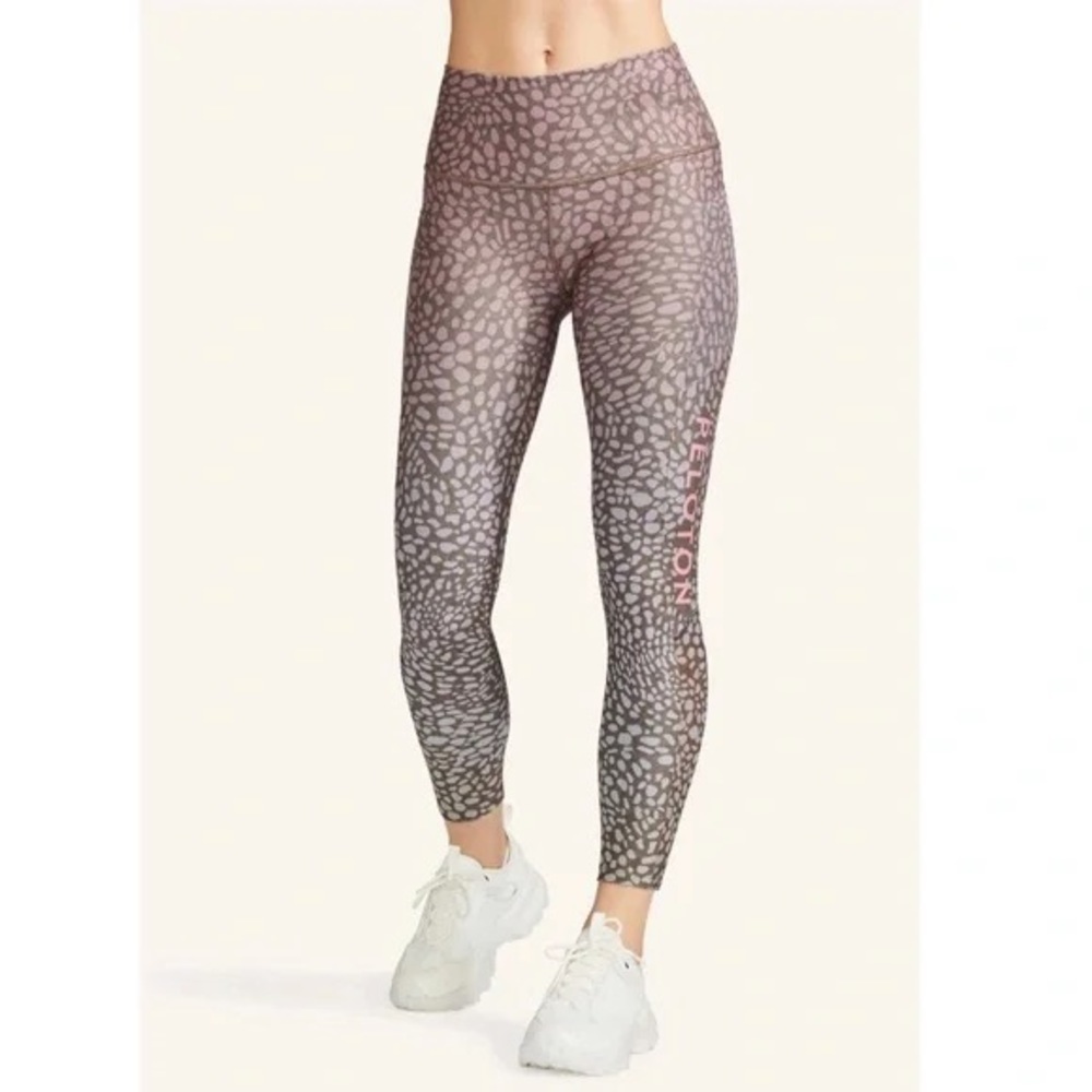 Peloton X WITH Nala Riverstone High Waist Leggings Pockets Mesh Detail Sz S